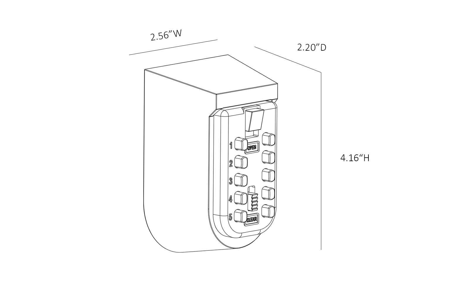 FK10 dimensions diagram